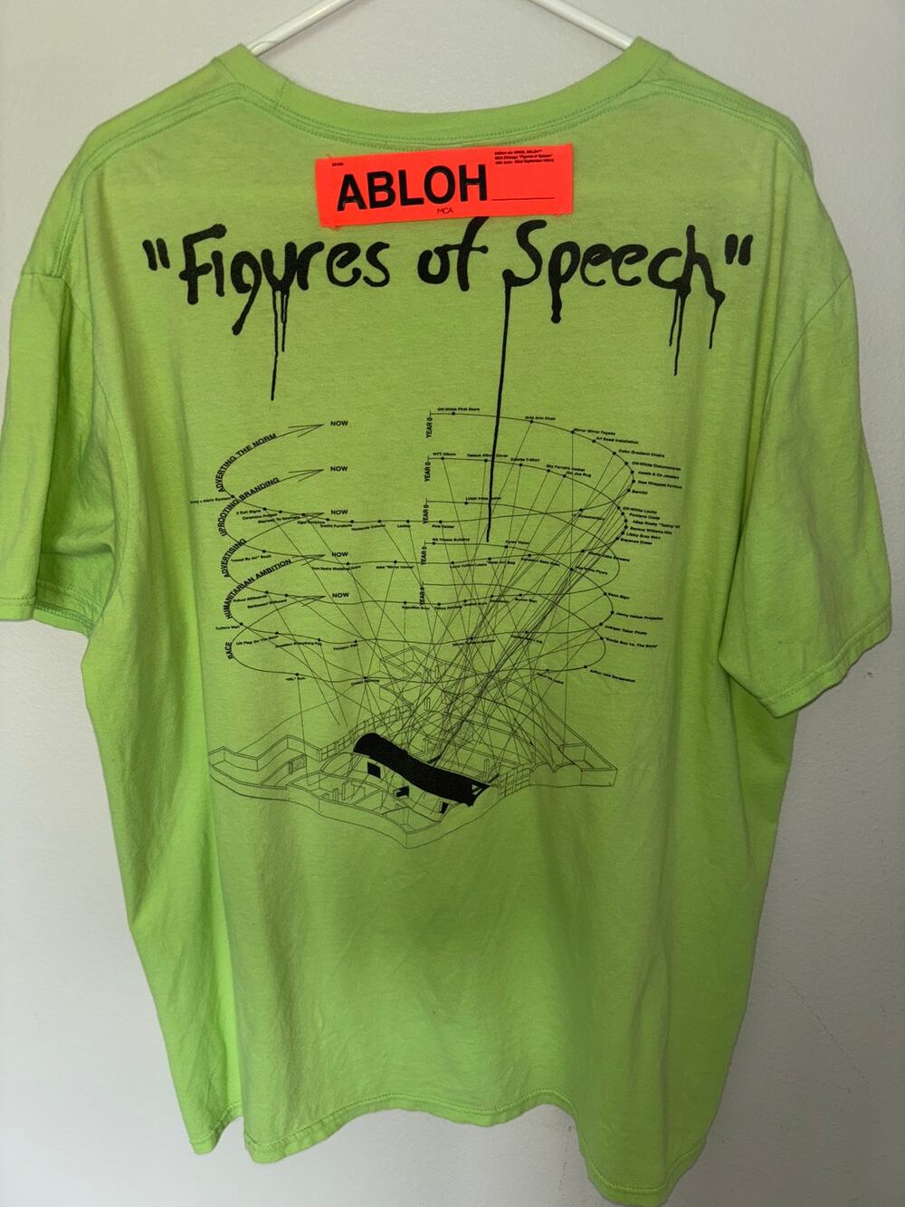 2019 MCA x Virgil Abloh figures of speech limited edition tee
